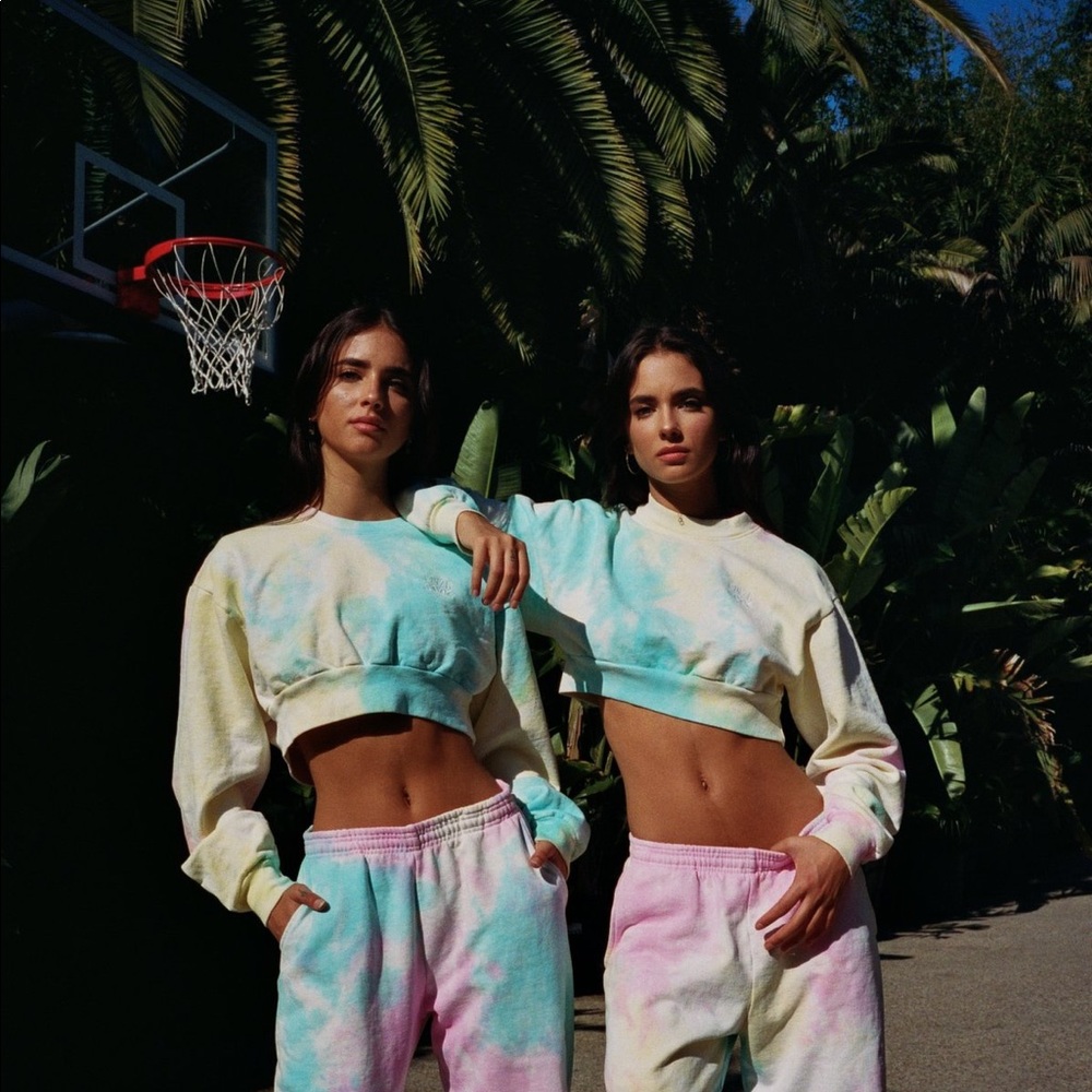 Livin cool cropped sweatshirt